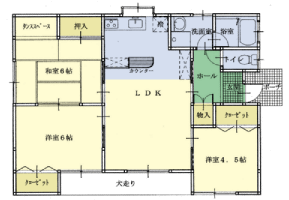 間取り図: 3LDKタイプ(グレースＡ)